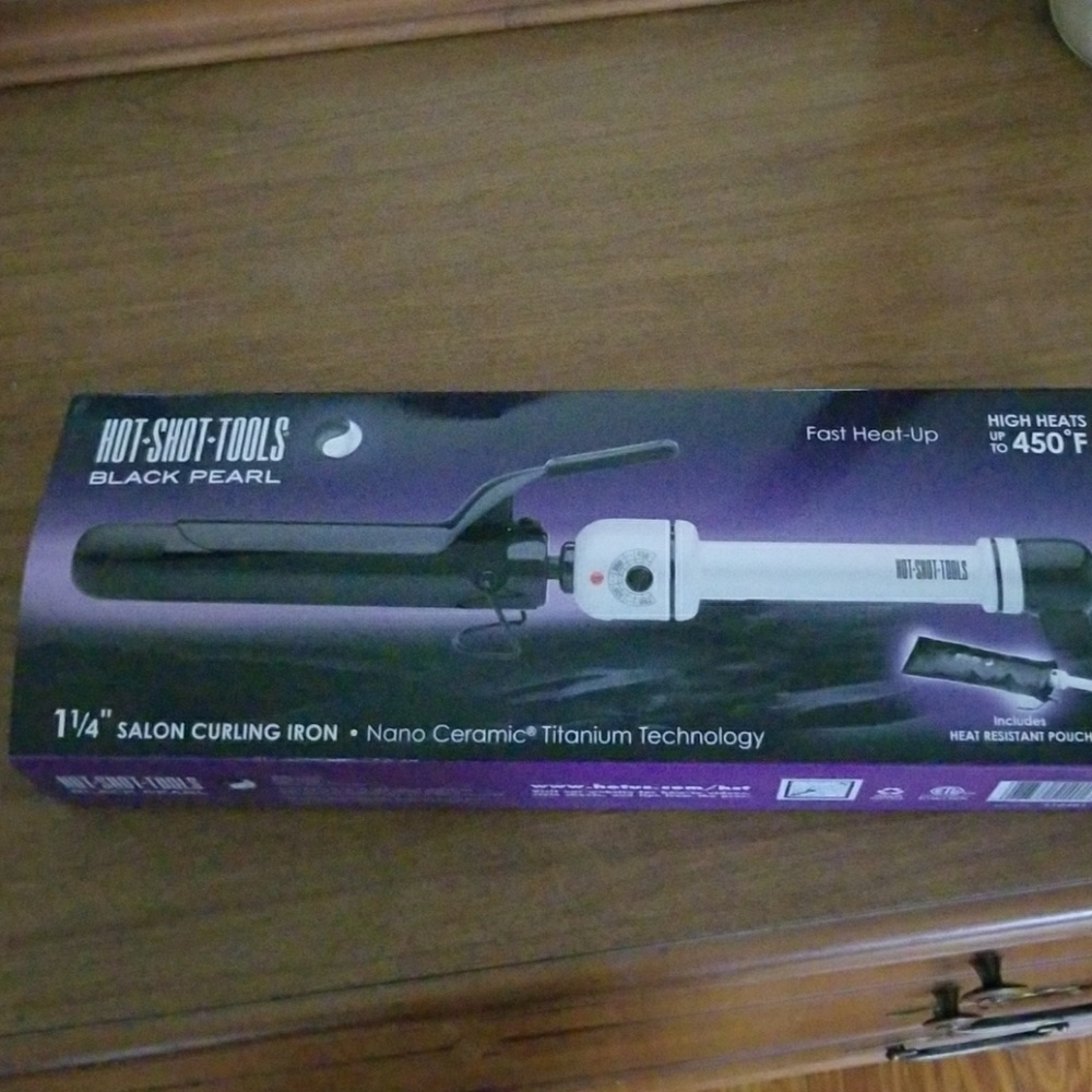 Salon curling iron